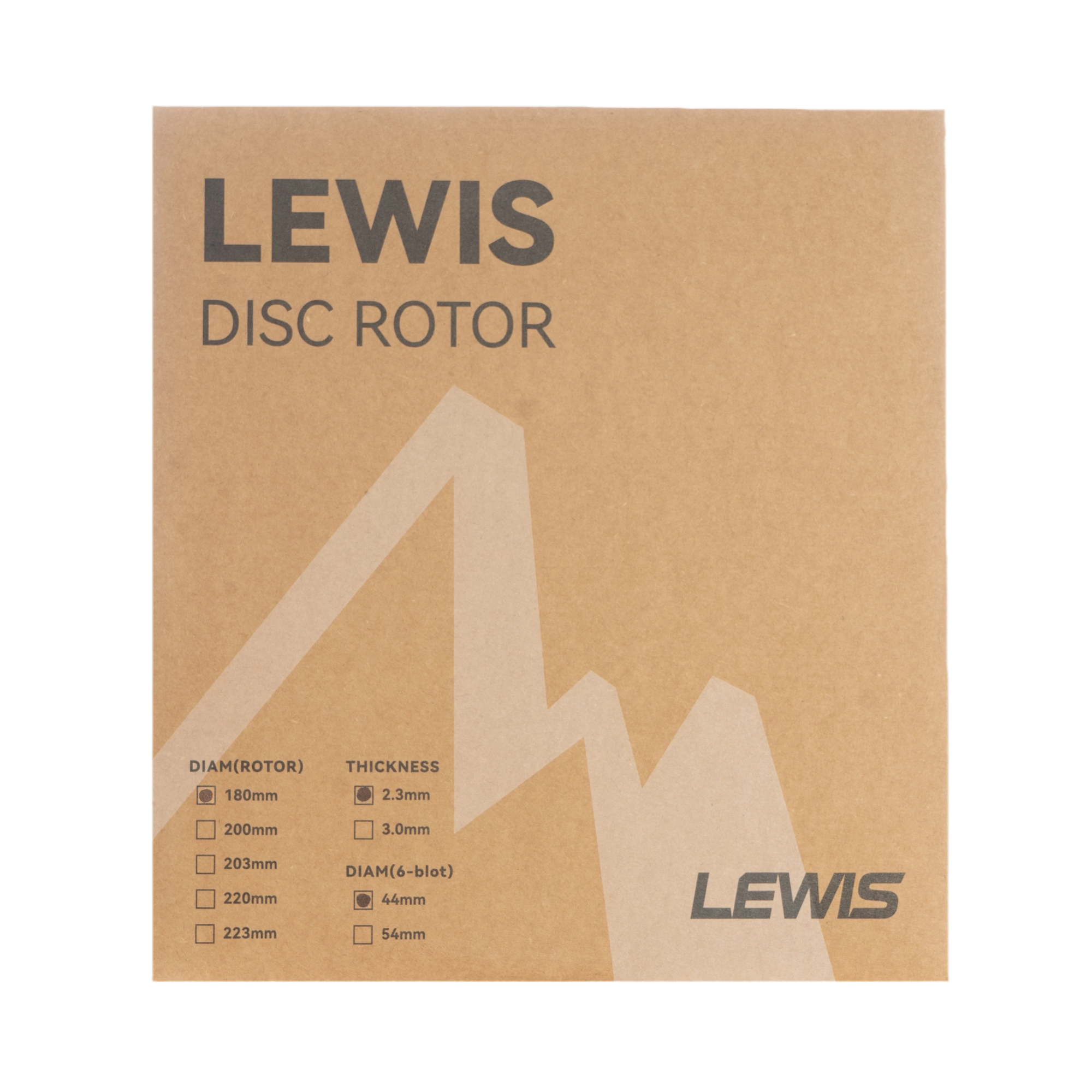 Lewis 180mm 2.3mm Brake Disc Rotor