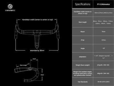 Farsports F1u Ultimate Integrated Aero Handlebar