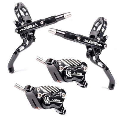 Lewis LHP-U4 4 Piston Hydraulic Bicycle Disc Brake Kit