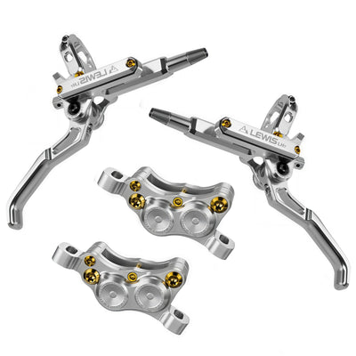 Lewis LHT Ultimate 4 Piston Hydraulic Bicycle Disc Brake Kit